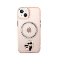 Karl Lagerfeld IML NFT Karl & Choupette MagSafe - Etui iPhone 14 Plus (różowy)