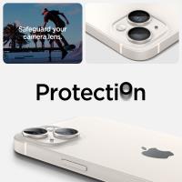 Spigen Optik.TR Camera Lens Protector 2-Pack - Szkło ochronne na obiektyw do Apple iPhone 14 / iPhone 14 Plus (2 szt) (księżycowa poświata)