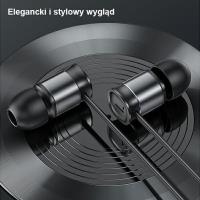 USAMS EP-46 - Słuchawki stereo jack 3,5 mm (czerwony)
