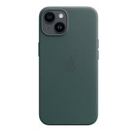 Apple Leather Case - Skórzane etui z MagSafe do iPhone 14 (leśna zieleń)