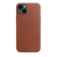 Apple Leather Case - Skórzane etui z MagSafe do iPhone 14 Plus (umbra)