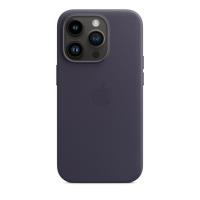 Apple Leather Case - Skórzane etui z MagSafe do iPhone 14 Pro (atramentowy)
