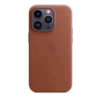 Apple Leather Case - Skórzane etui z MagSafe do iPhone 14 Pro (umbra)