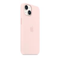 Apple Silicone Case - Silikonowe etui z MagSafe do iPhone14 (kredowy róż)