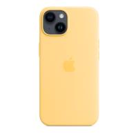 Apple Silicone Case - Silikonowe etui z MagSafe do iPhone 14 (bladożółty)