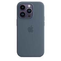 Apple Silicone Case - Silikonowe etui z MagSafe do iPhone 14 Pro (sztormowy błękit)