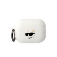 Karl Lagerfeld Silicone NFT Choupette Head 3D - Etui AirPods Pro 2 (biały)