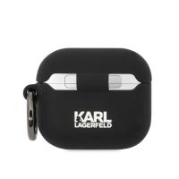 Karl Lagerfeld Silicone NFT Karl Head 3D - Etui AirPods 3 (czarny)