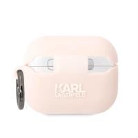 Karl Lagerfeld Silicone NFT Karl Head 3D - Etui AirPods Pro (różowy)