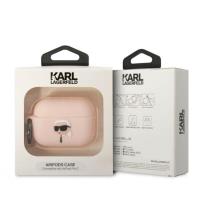 Karl Lagerfeld Silicone NFT Karl Head 3D - Etui AirPods Pro 2 (różowy)