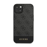 Guess 4G Bottom Stripe Collection - Etui iPhone 13 (szary)