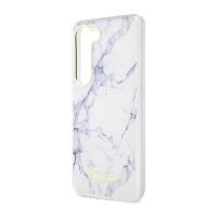 Guess Marble Collection - Etui Samsung Galaxy S23+ (biały)