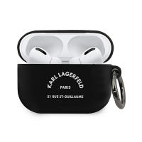 Karl Lagerfeld Silicone RSG - Etui AirPods Pro (czarny)