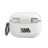 Karl Lagerfeld Silicone RSG - Etui AirPods Pro (biały)