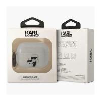 Karl Lagerfeld Glitter NFT Karl & Choupette - Etui AirPods Pro 2 (przezroczysty)