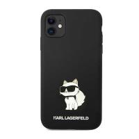 Karl Lagerfeld Silicone NFT Choupette - Etui iPhone 11 (czarny)