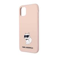 Karl Lagerfeld Silicone NFT Choupette - Etui iPhone 11 (różowy)