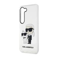 Karl Lagerfeld IML Glitter NFT Karl & Choupette - Etui Samsung Galaxy S23+ (przezroczysty)
