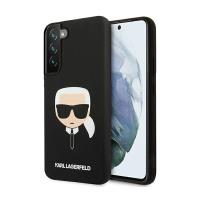 Karl Lagerfeld Silicone Ikonik Karl`s Head - Etui Samsung Galaxy S22+ (czarny)