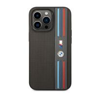BMW Tricolor M Collection - Etui iPhone 14 Pro (szary)