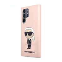 Karl Lagerfeld Silicone NFT Ikonik - Etui Samsung Galaxy S23 Ultra (różowy)