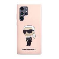 Karl Lagerfeld Silicone NFT Ikonik - Etui Samsung Galaxy S23 Ultra (różowy)