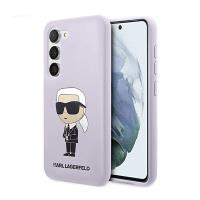 Karl Lagerfeld Silicone NFT Ikonik - Etui Samsung Galaxy S23 (fioletowy)