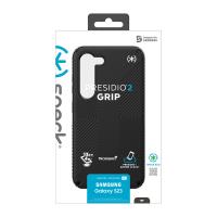 Speck Presidio2 Grip - Antypoślizgowe etui Samsung Galaxy S23 (Black/Black/White)
