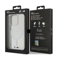 BMW Silver Ring MagSafe - Etui iPhone 14 Pro Max (Przezroczysty)