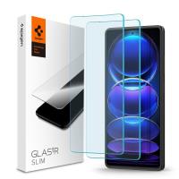 Spigen Glas.TR Slim 2-Pack - Szkło hartowane do Xiaomi Redmi Note 12 Pro 5G/12 Pro+ 5G/POCO X5 Pro 5G
