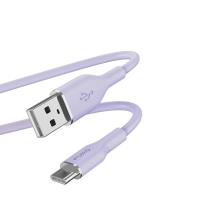 PURO ICON Soft Cable – Kabel USB-A do USB-C 1.5 m (Tech Lavender)