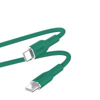 PURO ICON Soft Cable – Kabel USB-C do USB-C 1.5 m (Jade)