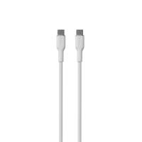 PURO ICON Soft Cable – Kabel USB-C do USB-C 1.5 m (White)