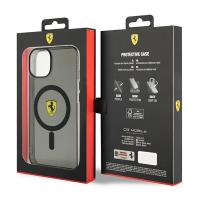Ferrari Translucent MagSafe - Etui iPhone 14 (Czarny)