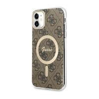 Guess 4G MagSafe - Etui iPhone 11 (Brązowy)