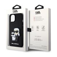 Karl Lagerfeld NFT Saffiano Karl & Choupette - Etui iPhone 14 Plus (Czarny)