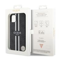 Guess 4G Printed Stripes MagSafe - Etui iPhone 11 (Czarny)