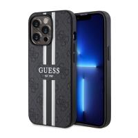 Guess 4G Printed Stripes MagSafe - Etui iPhone 13 Pro Max (Czarny)