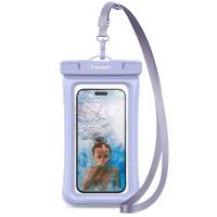 Spigen A610 Universal Waterproof Float Case - Etui do smartfonów do 6.9" (błękitny)