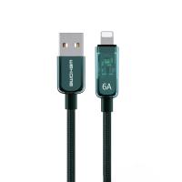 WEKOME WDC-180 Vanguard Series - Kabel połączeniowy USB-A do Lightning Fast Charging 1 m (Zielony)