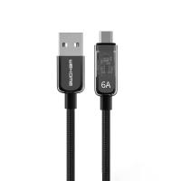 WEKOME WDC-180 Vanguard Series - Kabel połączeniowy USB-A do USB-C Fast Charging 1 m (Czarny)