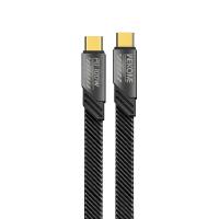 WEKOME WDC-192 Mecha Series - Kabel połączeniowy USB-C do USB-C 100W Fast Charging 1.2 m (Tarnish)