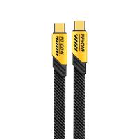 WEKOME WDC-192 Mecha Series - Kabel połączeniowy USB-C do USB-C 100W Fast Charging 1.2 m (Żółty)