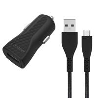 Energizer HardCase - Ładowarka samochodowa USB-A 1A + Kabel Micro USB (Czarny)