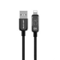 WEKOME WDC-180 Vanguard Series - Kabel połączeniowy USB-A do Lightning Fast Charging 1 m (Czarny)