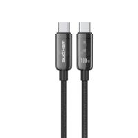 WEKOME WDC-193 Vanguard Series - Kabel połączeniowy USB-C do USB-C Super Fast Charging 100W 1 m (Czarny)