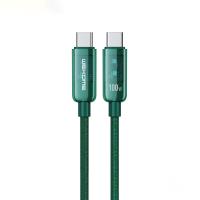 WEKOME WDC-193 Vanguard Series - Kabel połączeniowy USB-C do USB-C Super Fast Charging 100W 1 m (Zielony)