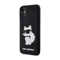 Karl Lagerfeld 3D Rubber NFT Choupette - Etui iPhone 11 (Czarny)