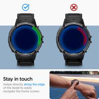 Spigen Rugged Armor Pro - Pasek + etui do Samsung Galaxy Watch 6 40 mm (Czarny)