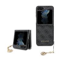 Guess 4G Charms Collection - Etui do Samsung Galaxy Z Flip 5 (szary)